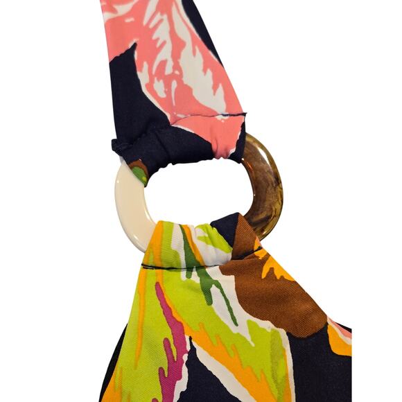 Anne Cole Tropical Bloom Twist Front Tankini Swim L141233 Top Size 32DD/34D - Picture 6 of 10